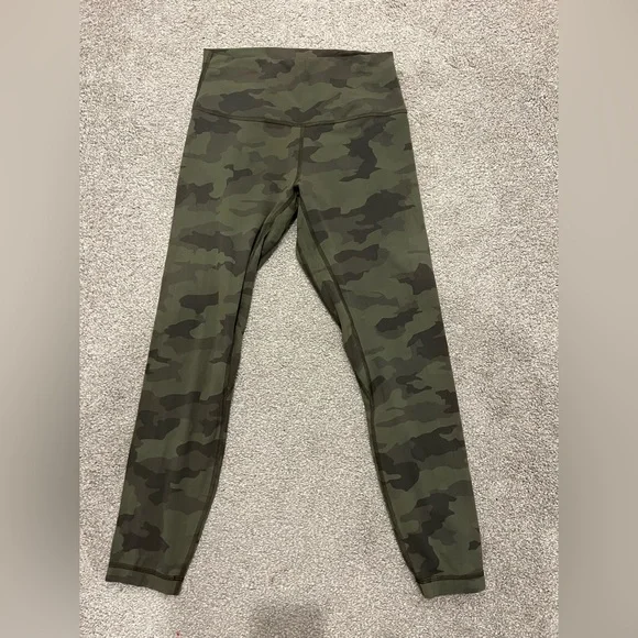 Lululemon Align Pant II 25" Heritage 365 Camo Green Twill Multi - Picture 3 of 5